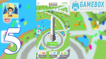 Idle Landmark Tycoon - Gameplay Walkthrough Map WASHINGTON (iOS, Android)