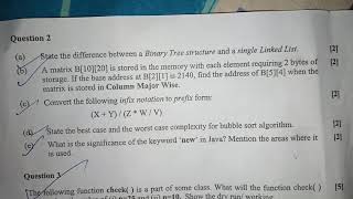 Isc computer 2020 class 12 question paper theory