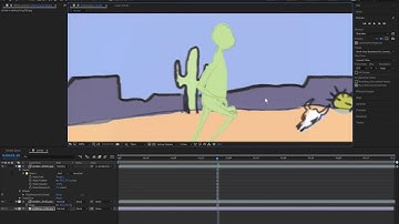 Background Pan with Walk Cycle in After Effects