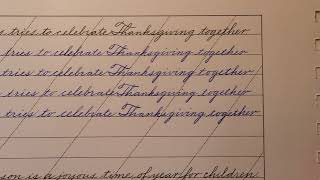 Lesson 74: Advanced Small-scale Writing | #cursive #handwriting #penmanship #amsr