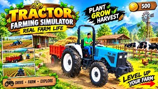 Tractor Farming Simulator Gameplay | Crazy Village Farming Adventure 🚜🌾 | Android Game 2026 | part 2 screenshot 2