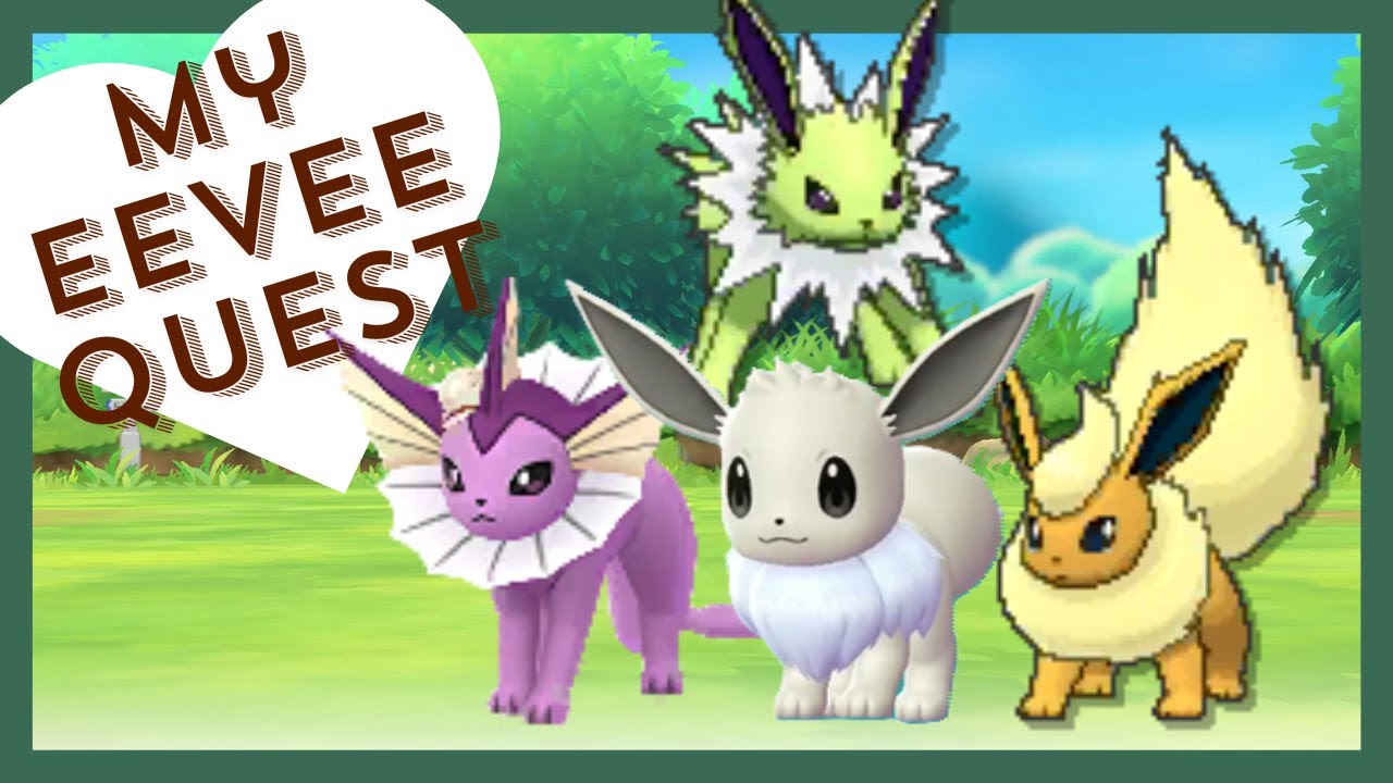 My Eevee quest in Pokémon Let's go Eevee! - YouTube