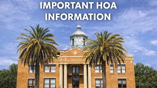 Citrus County Florida HOA Explained | Florida HOA rules You Must Know Before Buying