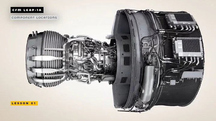 CFM Leap 1A Engine Component Locations | A320 NEO lesson 01