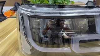 Upgrade LED 4 lens headlamp headlight for Land Rover Range Rover sport 2011-2013 assembly Upgrade Led Headlamp Headlight For Land Rover Range Rover 2013 2017 Projector Lens Assembly