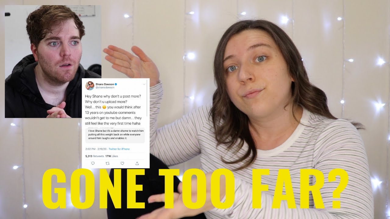 FATSHAMING SHANE DAWSON Reaction to Addressing My Weight... YouTube