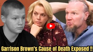 Mystery to Reality! Garrison Brown's Cause of Death Confirmed!It will shock you!