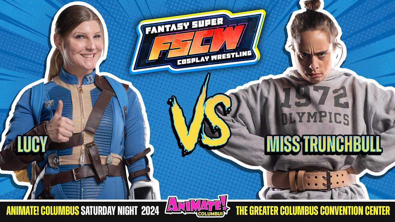 FSCW Cosplay Wrestling [LUCY Vs MISS TRUNCHBULL] FULL MATCH Animate ...