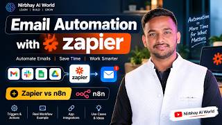 Details Email Automation with Zapier | Automate Emails Easily + n8n vs Zapier Comparison. Guide
