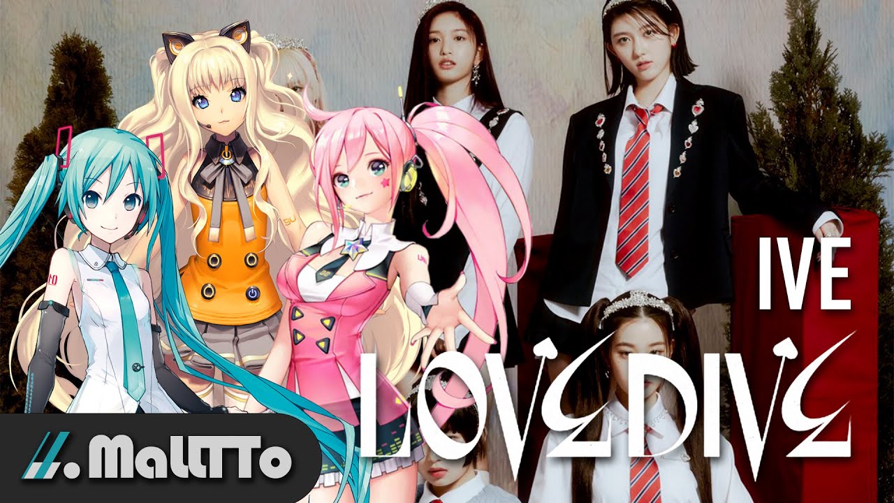 [VOCALOID] IVE - LOVE DIVE (COVER) / SeeU, UNI, Miku