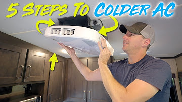 3 RV Air Conditioning Modifications To Colder Air And Boost Performance!