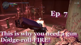 Hellpoint gameplay -Embalmer Goggles- Vault Credentials B - Theurgist Scribe set  Major Thespian set