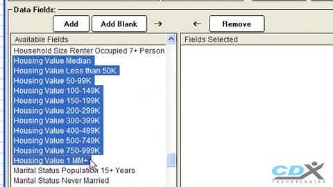 Census Records in Microsoft Excel