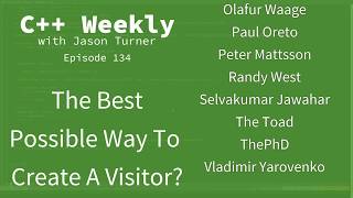 C   Weekly - Ep 134 - The Best Possible Way To Create A Visitor?