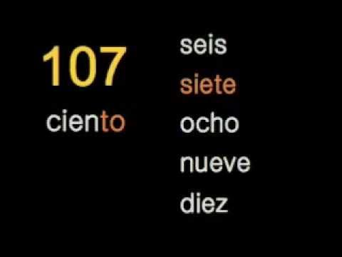 Los Numeros De 100 A 1000 En Espanol Youtube