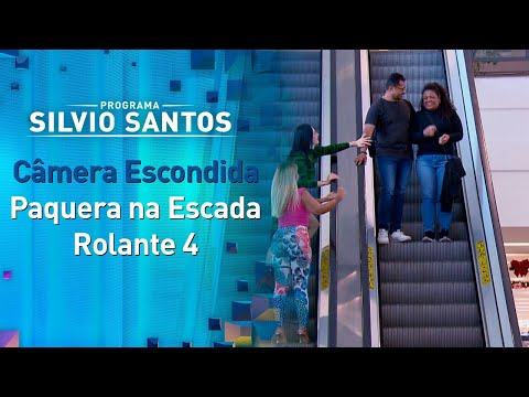 Paquera na Escada Rolante 4 -  Love Escalator Prank 4 | Câmeras Escondidas (05/03/23)