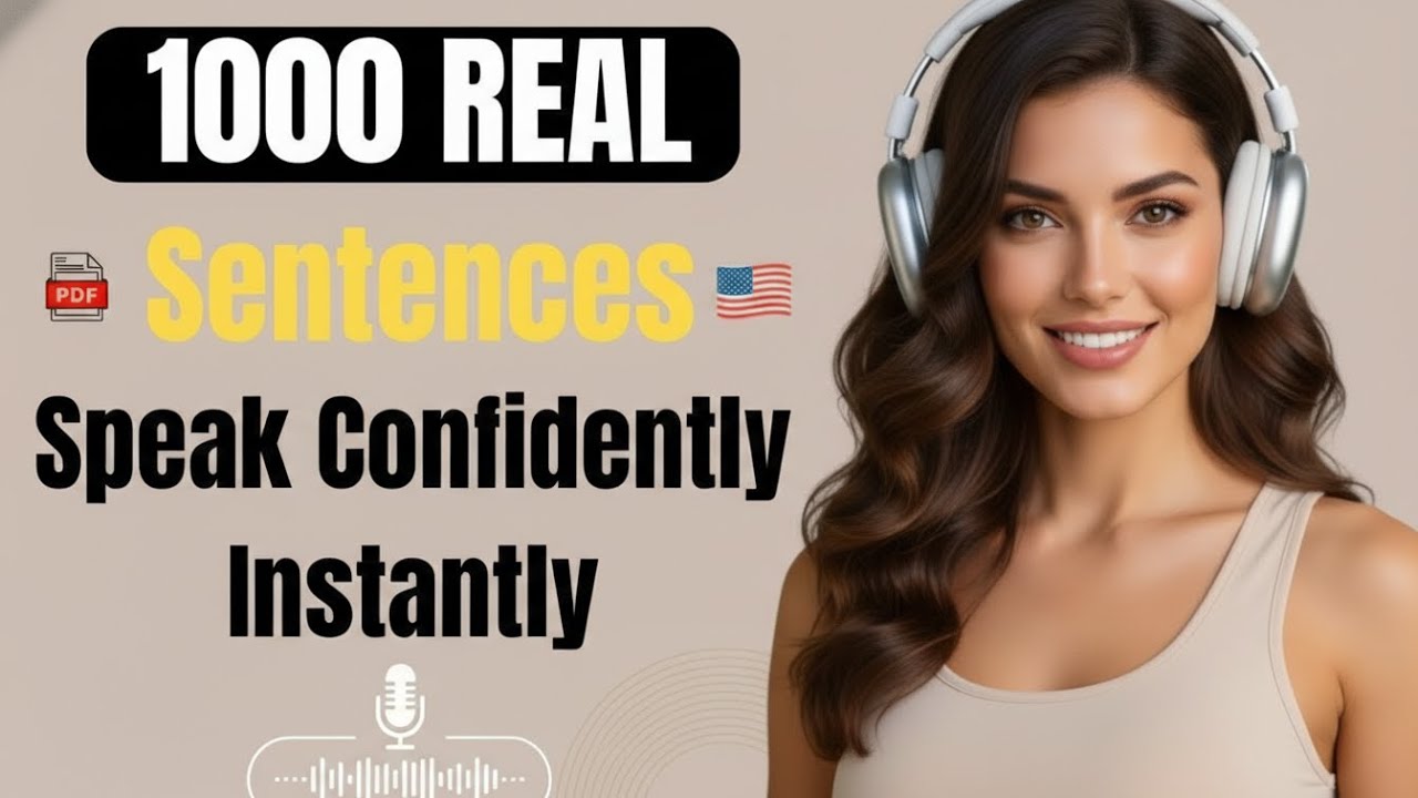 1000 Real English Sentences to Make You Speak Fluently Fast