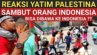 BIKIN HARU❗ PRIA INDONESIA DISAMBUT RATUSAN YATIM PALESTINA