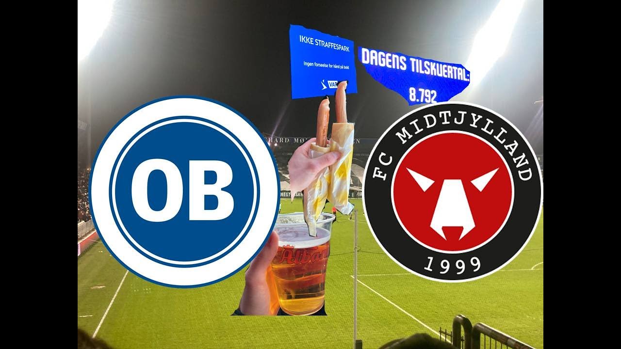 Scoring i sidste sekund i Odense Odense BK vs Fc Midtjylland hvor Lars Høgh blev hyldet