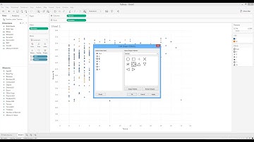 How to Change Shapes for Graphs and Charts in Tableau. [HD]