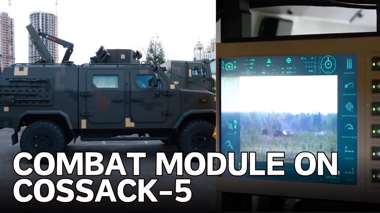 Kozak-5 armored vehicles were equipped with Spanish combat modules