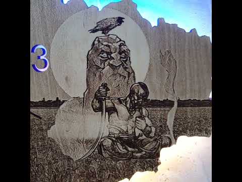 Дерев'яний настінний годинник з підсвіткою " Козак", видео 1