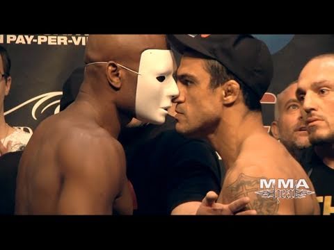 UFC 126 Anderson Silva & Vitor Belfort Weigh-In & Staredown