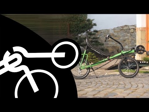 Folding recumbent bike AZUB ORIGAMI