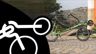Folding recumbent bike AZUB ORIGAMI 