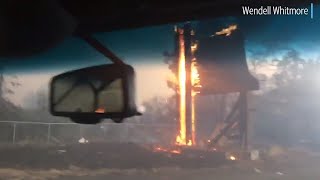 Wendell whitmore was fleeing the camp fire in paradise along with
other residents skyway and this is dramatic view he had. video edited
by: david c...