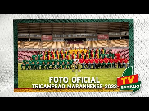 TRICAMPEÃO MARANHENSE 2022 | Foto Oficial no palco da conquista TRICAMPEÃO MARANHENSE 2022 | Foto Oficial no palco da conquista