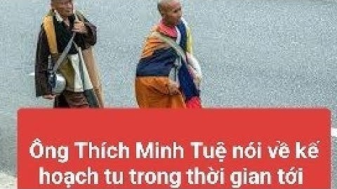 Ông Thích Minh Tuệ nói về kế hoạch tu tập trong thời gian tới