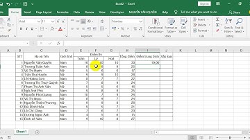 EXCEL - HÀM - BÀI 8. Tính trung bình cộng bằng hàm Average
