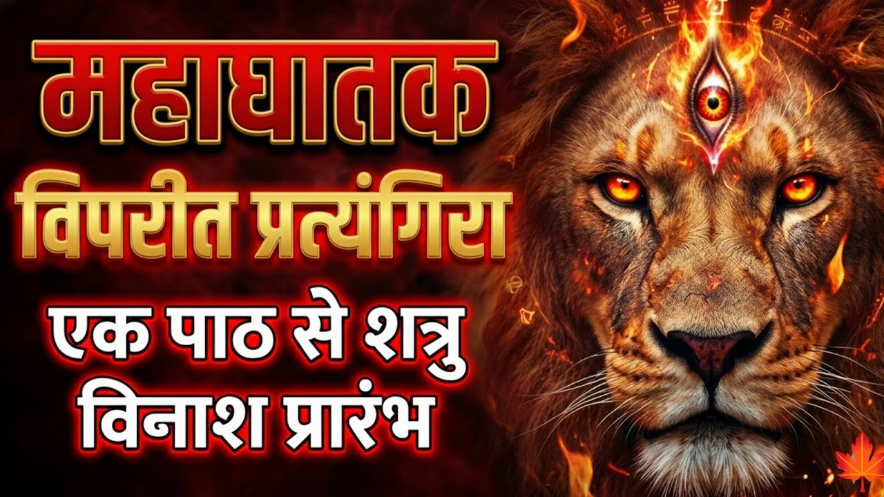 महाघातक महा विपरीत प्रत्यंगिरा स्तोत्र | एक पाठ से ही शत्रु विनाश आरम्भ | Viparita Pratyangira