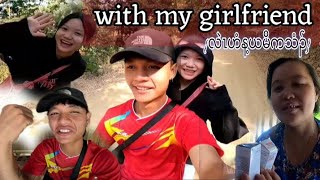 With my girlfriend going to take my mom medical in Mae Ra Moe camp.