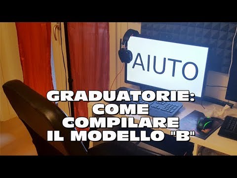 Graduatorie Come Compilare Il Modello B