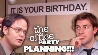 Jim \& Dwight's Party Planning | The Office US | Comedy Bites