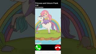 Princess and Unicorn Fake Calls screenshot 2