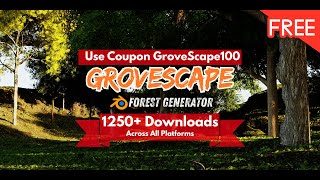 GroveScape - Free Forest Generator for Blender