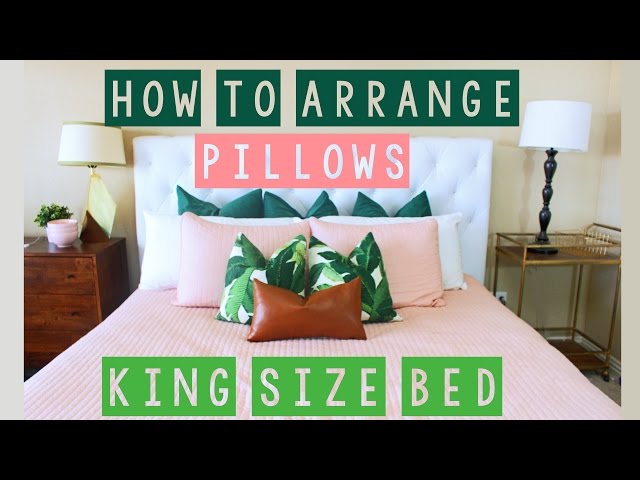 How to Arrange Pillows on a King-Sized Bed - DIY Playbook