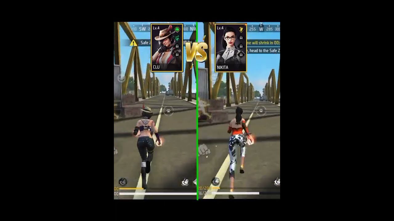 CLU VS NIKITA || RUN🏃|| ABILITY TEST 🤔 || 