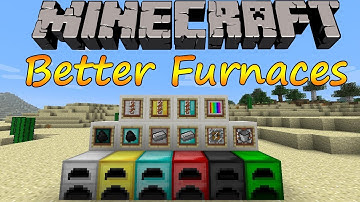 Minecraft: {EPIC FURNACES!} Better furnaces mod showcase!