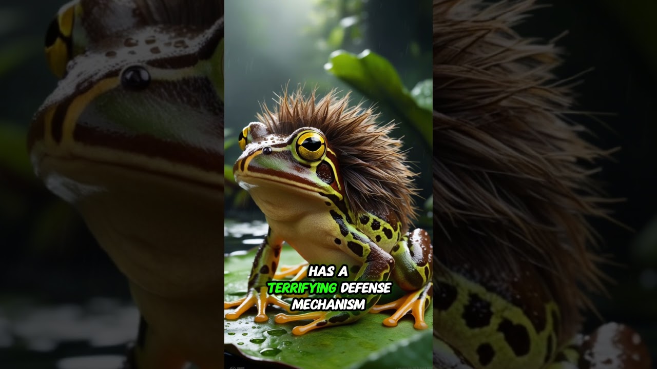 This Frog’s Defense Mechanism Is Straight Out of a Sci-Fi Movie! 🎬🐸 