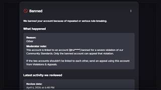 Roblox Has Permanently Banned Me