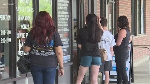 Long lines plague Ohio BMV locations as they reopen