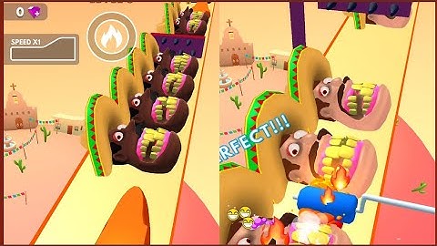Teeth Run Game All Levels Walkthrough Gameplay iOS,Android Relaxing Video Update Level #shorts