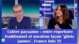 Mouvement paysan traditionnel ou novateur ?, France Info TV, 24 01 2024, intégral Mouvement paysan traditionnel ou novateur ?, France Info TV, 24 01 2024, intégral thumbnail