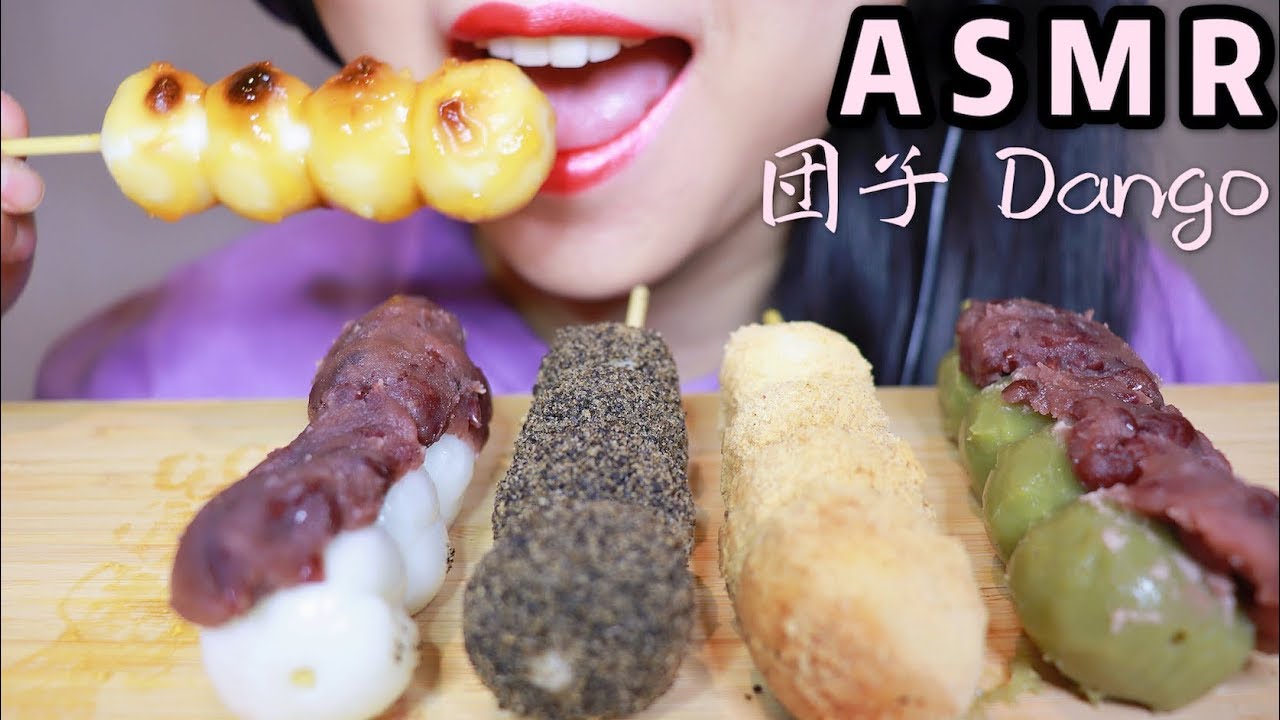 ASMR LOUIS VUITTON MOONCAKE + DANGO MOCHI (EATING SOUNDS + MUSIC BOX  MELODY) NO TALKING