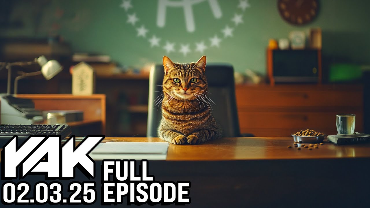 KB's Pushing to Get an Office Cat and We're Live From New Orleans | The Yak 2-3-25