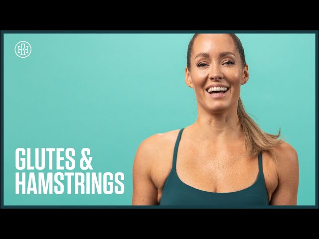 Day 2: Glutes & Hamstrings Workout At Home with Dumbbells / HR12WEEK 4.0 class=